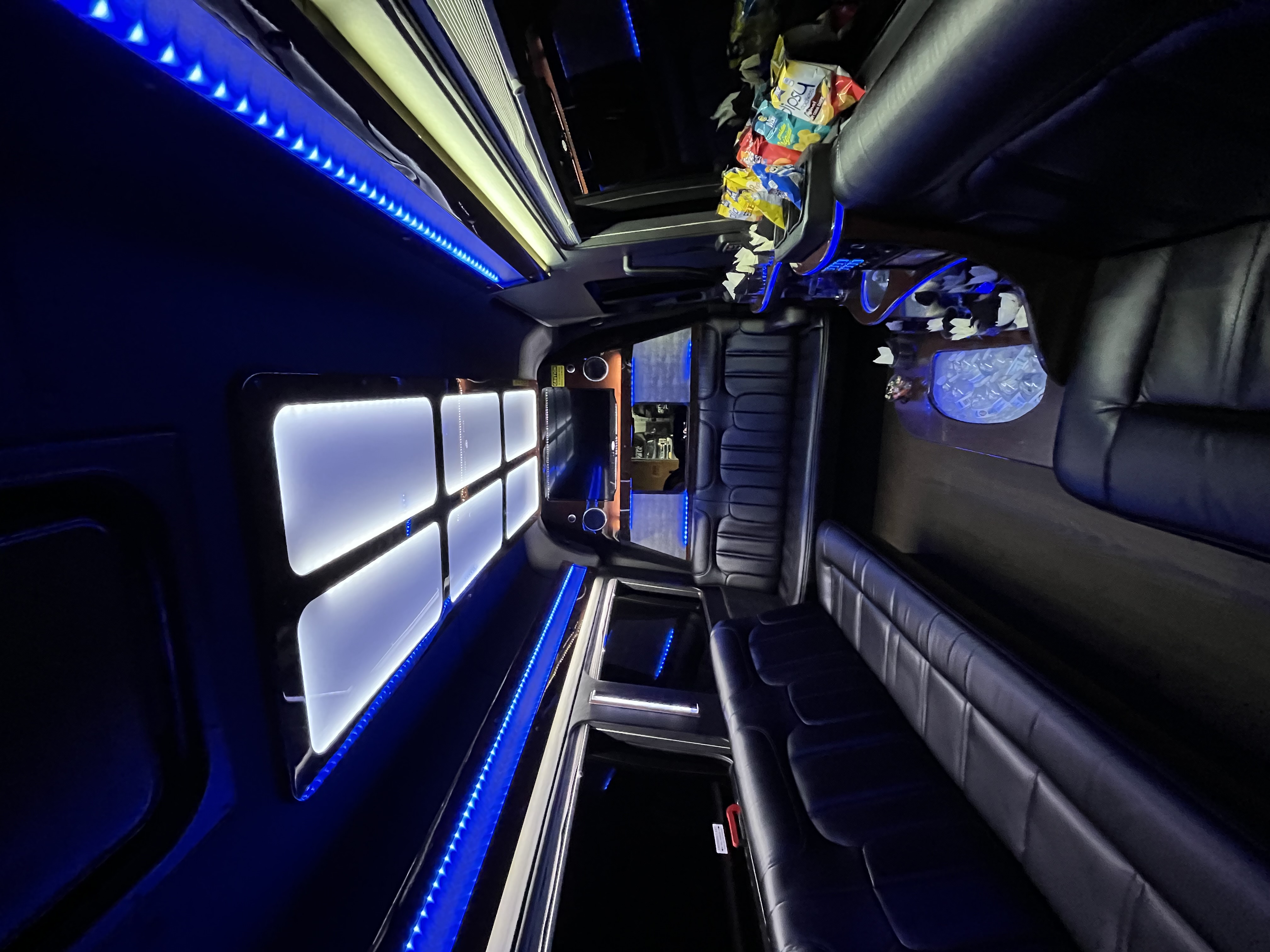 716 Limousine Fleet - gallery image of 14 pax luxury limo buses