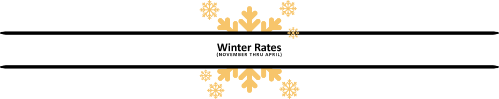 Winter Rates (November Through April)